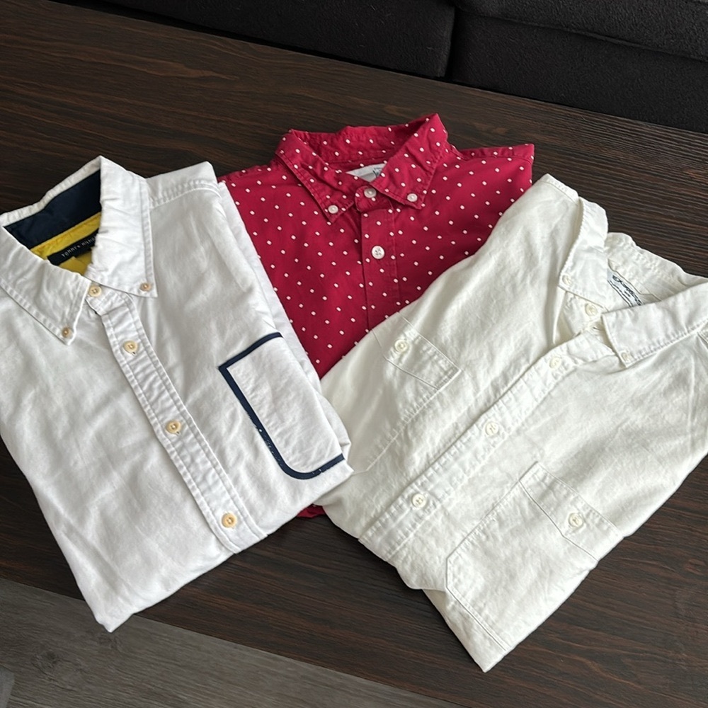 Men’s button down shirts bundle Sz M